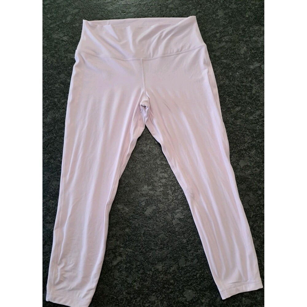 Lululemon Align High Rise Pant Leggings Light Pink Athletic Gym Yoga Size 14